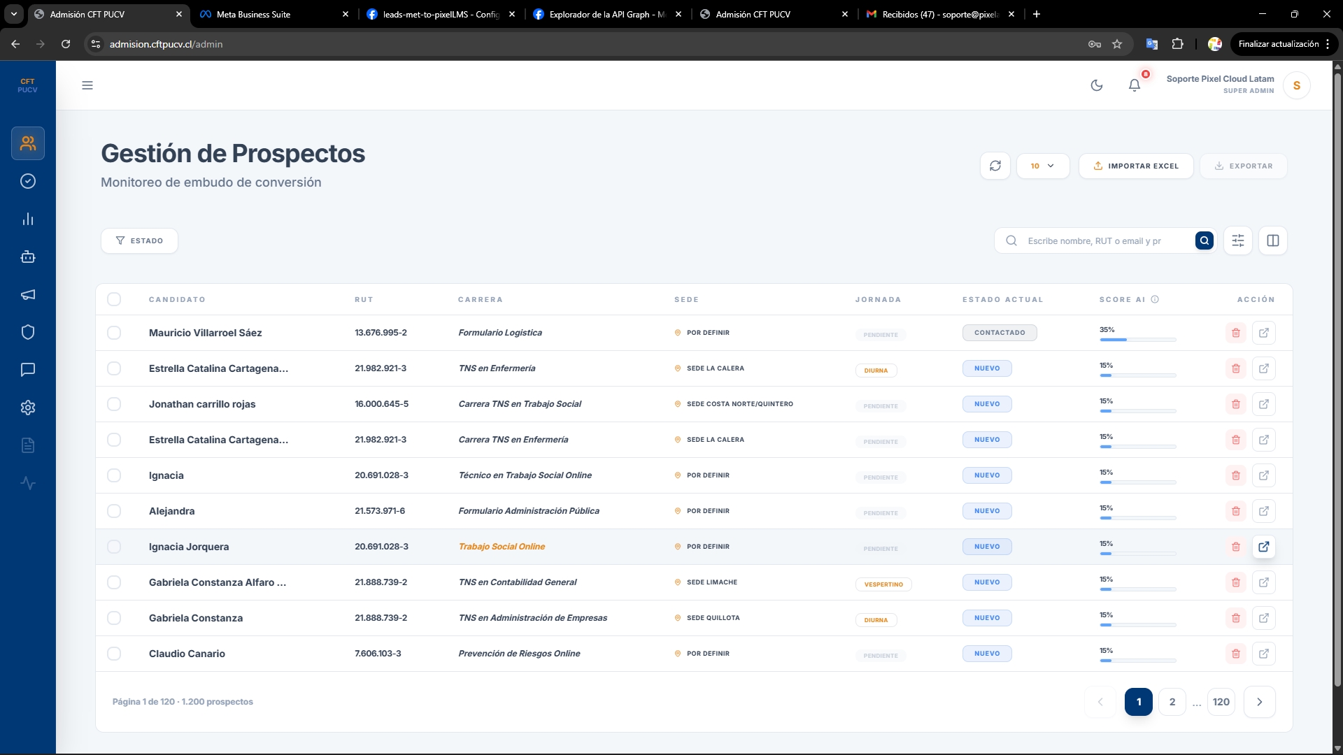 Pixel LMS Dashboard